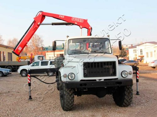 Бортовой ГАЗ 33081 (Садко) с КМУ